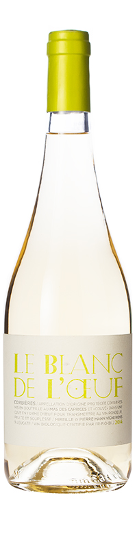 Corbières blanc – Le blanc de l’oeuf – Grenache Blanc en Macabeo