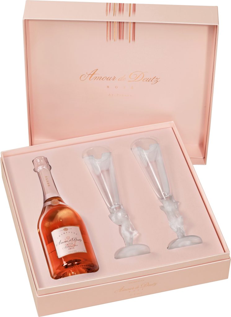 Deutz 'Amour de Deutz' Rosé in Giftbox + 2 Glazen